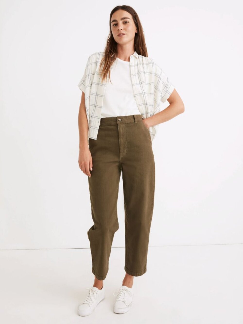 MADEWELL 23 Balloon Pants Kale Green